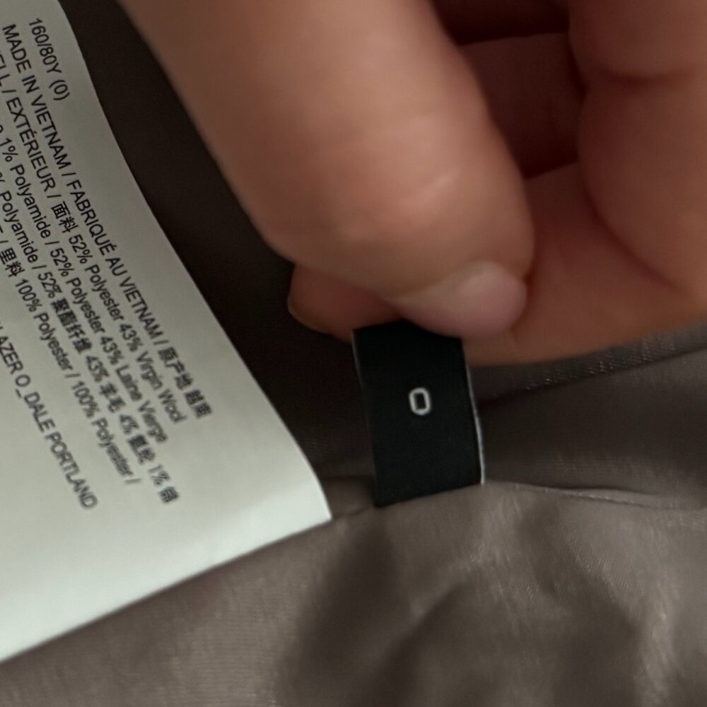 Theory Checkered Classic Boho One Button Blazer J… - image 4